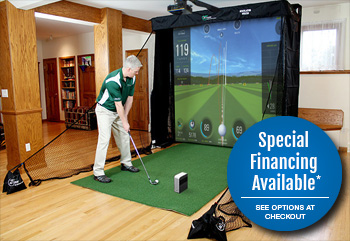 Simulator Series Golf Net by The Net Return.